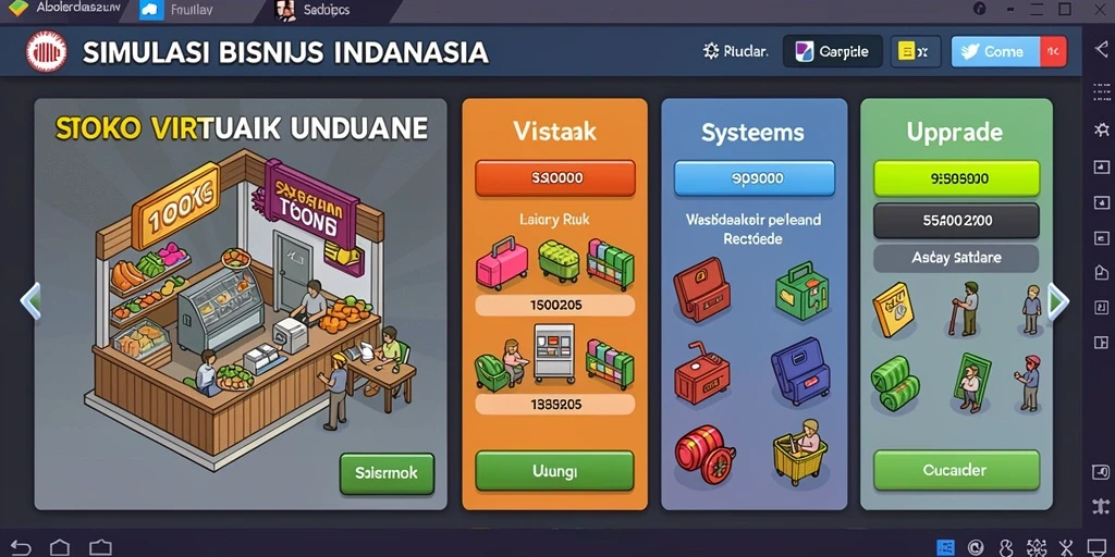 Visual menarik dari salah satu tantangan dalam game.