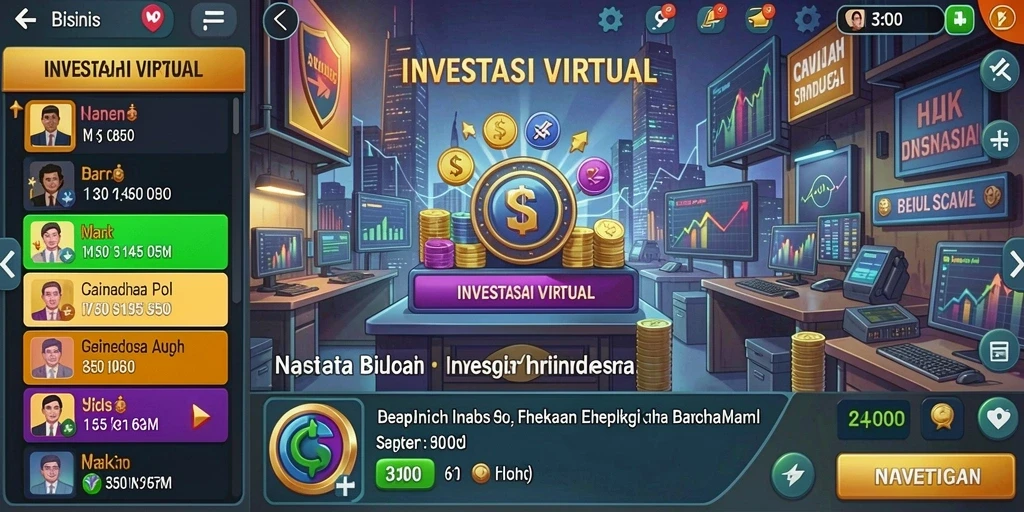 Tantangan yang menarik di setiap level permainan.