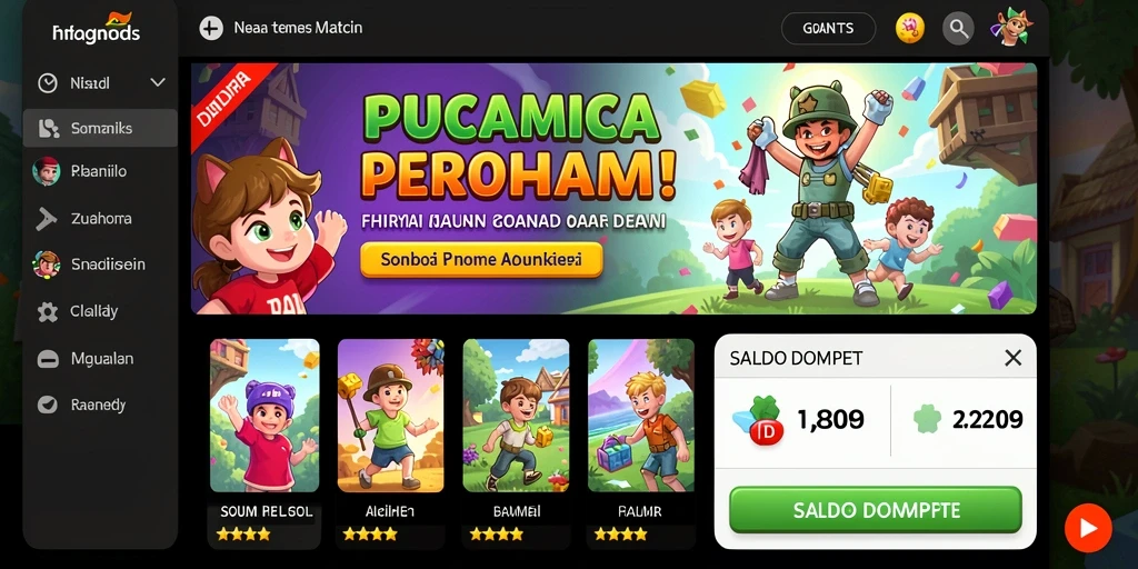 Berbagai pilihan hadiah menarik bagi pemain.