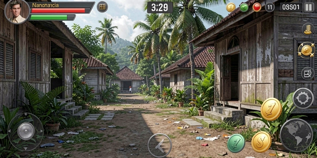 Karakter utama yang siap menghadapi tantangan besar.